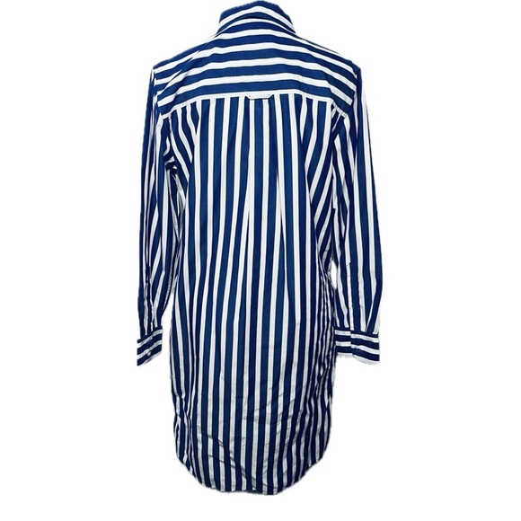 Like new J.Crew blue and white striped shirt dress - XXS - Picture 5 of 10
